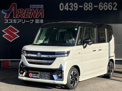 スペーシアカスタム ハイブリッドXSターボ 届出済未使用車 全方位モニター付ナビゲーション 360°カメラ 9インチフルセグナビ カープレイ対応  スズキコネクト アダプティブクルーズコントロール 車線逸脱抑制 中古車画像
