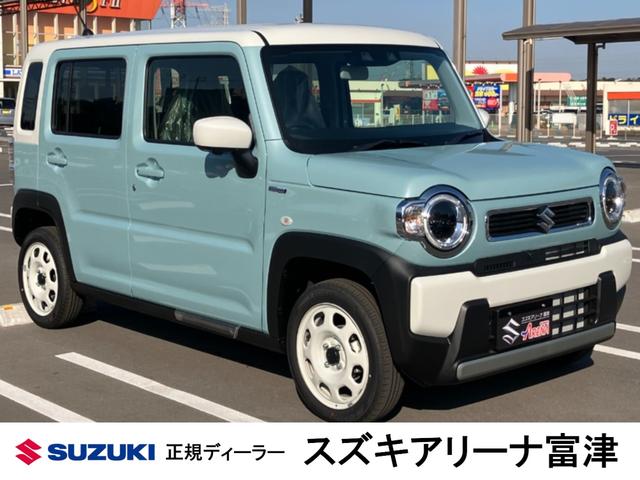 可愛いオフブルーツートンのハスラーが入庫です！ 当店では最長１２０回までのオートローンを取り扱っております！