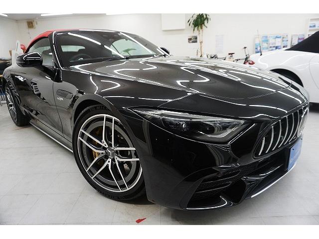 メルセデスＡＭＧ ＳＬ ＳＬ４３　新車保証付　赤幌　ＨＵＤ