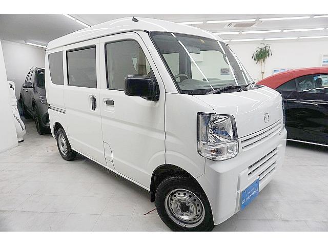 スクラム(マツダ) ４ＷＤ　ＰＡ　４ＷＤ／５速マニュアル／１オーナー禁煙車／オートライト／トラクションコントロール／ダイナミックスタビリティコントロール／ダークガラス／オーバーヘッドコンソール／集中ドアロック／ラジオ／マツダ新車保証付 中古車画像