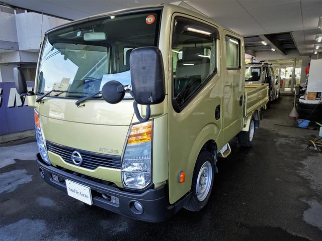 日産 アトラストラック ｗキャブフルスーパーローｄｘ ディーゼルターボ ａｔ車 １ ２ｔ ワンオーナーの中古車 グーネット中古車