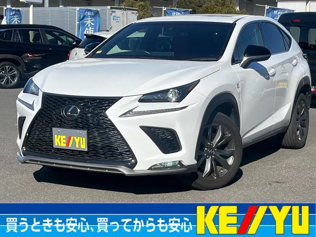 ＮＸ３００　Ｆスポーツ　禁煙車　サンルーフ　純正１０．３型ナビ　衝突軽減装置　ブラインドスポットモニター　電動レザーシート　パワーバックドア　サイド・バックカメラ　ステアリングヒーター　シートヒーター＆エアコン　ＥＴＣ２．０