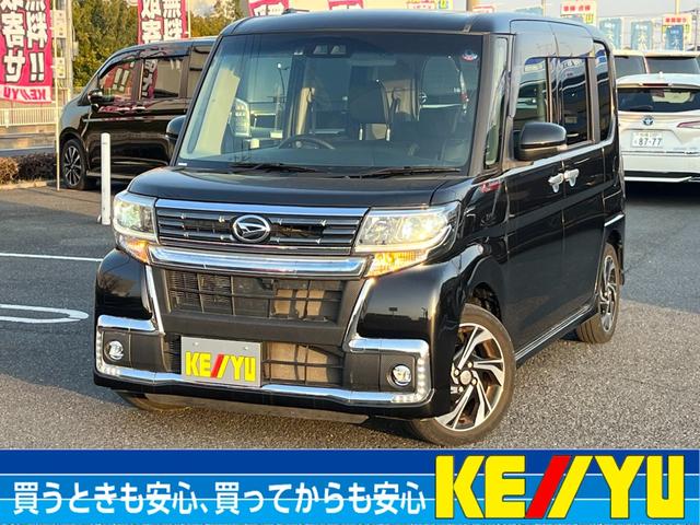 カスタムＲＳ　トップエディションＶＳ　ＳＡＩＩＩ　ターボ　禁煙車　全方位カメラ　純正ＳＤナビ　両側電動スライド　衝突軽減装置　シートヒーター　ＥＴＣ　ハーフレザーシート　車線逸脱警報　ＬＥＤヘッドライト　ＥＴＣ　ドラレコ　Ｂｌｕｅｔｏｏｔｈオーディオ(1枚目)