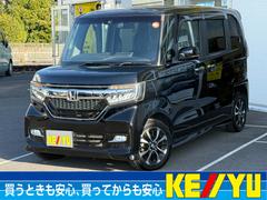 N-BOXカスタム G・Lホンダセンシング 禁煙1オーナー車 純正SDナビ 左側電動スライド バックカメラ ETC 衝突軽減装置 車線逸脱警報 Bluetoothオーディオ フルセグTV DVD再生 追従クルコン LEDヘッドライト 純正アルミ 中古車画像