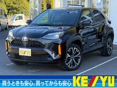 ヤリスクロス ハイブリッドZ 禁煙車 純正9インチディスプレイオーディオ 全方位カメラ ETC2.0 衝突軽減装置 車線逸脱警報 コーナーセンサー Bluetoothオーディオ 電動ハーフレザー シートヒーター LEDヘッドライト 中古車画像