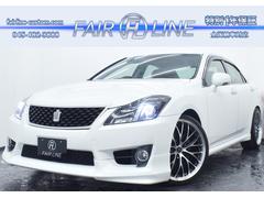 クラウン アスリート スペシャルナビパッケージ 後期・新品エアロ・新品アルミホイール・新品タイヤ・イカリングBLACKカスタムライト・特別1年保証・走行無制限・クルーズコントロール・音楽録音・DVD再生・地デジ・Bluetooth・ビルトインETC 中古車画像