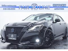 クラウンハイブリッド アスリートG 後期・黒革・新品エアロ・新品アルミホイール・新品タイヤ・BLACKカスタムライト・BLACKカスタムテール・1年保証・走行無制限・クルーズコントロール・クリアランスソナー・地デジ・Bluetooth 中古車画像