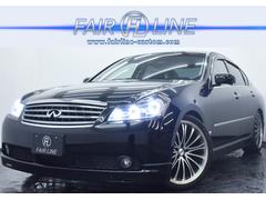 フーガ 350GT 黒革・社外エアロ・社外アルミホイール・LOWSTYLE・イカリングBLACKカスタムライト・BLACKカスタムテール・INFINITI・シートヒーター&ベンチレーション・Bluetooth接続 中古車画像