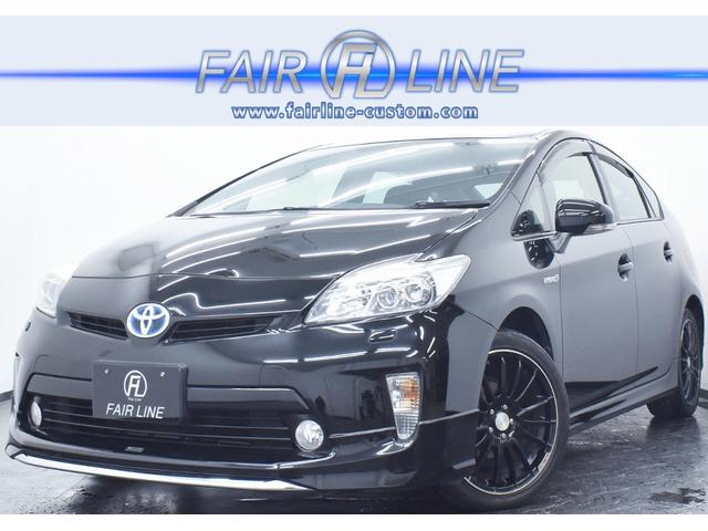 プリウス（トヨタ）Ｓツーリングセレクション　最終後期・モデリスタフルエアロ・社外アルミホイール・ツーリング純正二眼ＬＥＤヘッドライト・音楽録音・ＤＶＤ再生・地デジ・Ｂｌｕｅｔｏｏｔｈ接続・バックモニター・記録簿 中古車画像