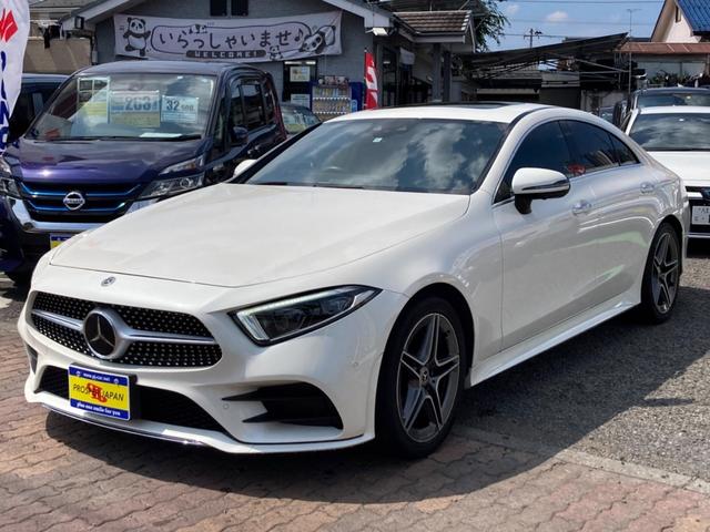 ＣＬＳ２２０ｄ　スポーツ　エクスクルーシブパッケージ　／純正ナビ／フルセグＴＶ／３６０°カメラシステム／ＤＳＲＣＥＴＣ／スライディングルーフ／ブラックレザーシート／シートヒーター／シートベンチレーター／Ｂｕｒｍｅｓｔｅｒサウンド／キーレスゴー／(1枚目)