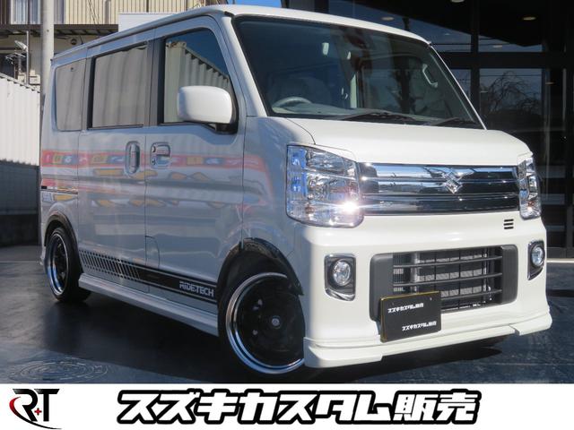 スズキ エブリイワゴンｐｚターボ ｒｉｄｅ ｔｅｃｈハーフスポイラー仕様の中古車 車体価格218万円 19 平成31 年式 走行303キロ 車体色パール 東京都福生市加美平３ ３９ ５ スズキカスタム販売の在庫 グーネット中古車