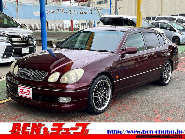 アリスト Ｖ３００ベルテックスエディション　クルーズコントロール　ＥＴＣ　キーレス　パワーシート　ＨＩＤ　社外マフラー　社外１８インチアルミ（1枚目）