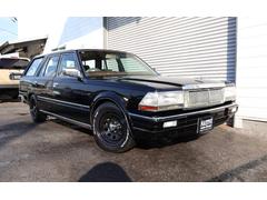 セドリックワゴン SGL サーフスタイル 新品デイトナブラック 新品BFグッドリッジホワイトレター LEDヘッドライト 新品クリアバンパーマーカー 中古車画像