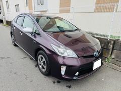 プリウス Sマイコーデ 後期型 特別仕様車 1オーナー レザーシート 純正ナビTV バックカメラ ETC HIDライト スマートキー プッシュスタート 純正15インチAW 中古車画像