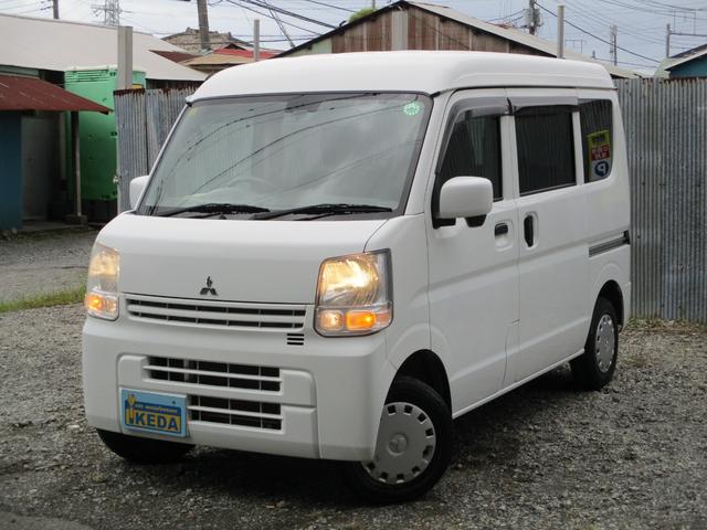 ミニキャブバン ブラボーターボ　ワンセグＳＤナビ　ＥＴＣ　ディーラー下取車　レーダーブレーキサポート　キーレス　パワーウインドウ　電動格納ドアミラー（1枚目）