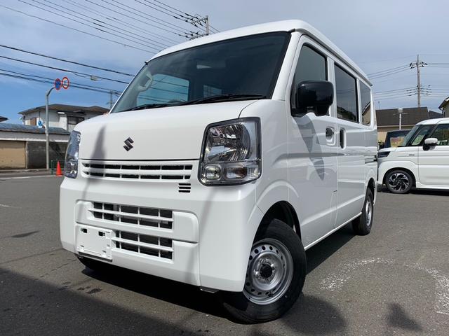 ＰＡ　届出済未使用車　オートライト　パワステ　エアコン　両側スライドドア　純正オーディオ　オーバーヘッドコンソール　アイドリングストップ