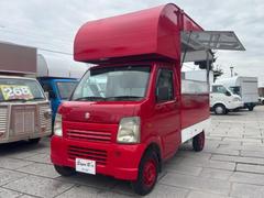 キャリイトラック　　キッチンカー　移動販売車　フードトラック　ＰＳ　ＡＴ　ＡＣ　ＢＯＸ新品　２面跳ね上げ式売窓　２槽シンク　作業台　給排水タンク　バックモニター型ドラレコ　軽キッチンカー　小型キッチンカー　ＥＴＣ　塗装済（スズキ）