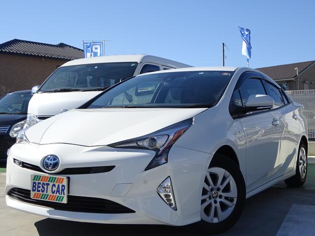 プリウス - トヨタ Ｓセーフティプラス 禁煙車 フルセグ純正ナビＴＶ 