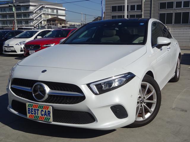 A250 4マチックセダン レザーエクスクルーシブパッケージ アドバンスドパック ナビパッケージ 4マチック4WD 本革シート サンルーフ 純正ナビフルセグTV 360度カメラ メモリー機能付きパワーシート(1枚目)