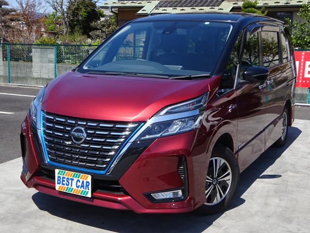 日産 セレナ ｅ－パワー　ハイウェイスターＶ　プロパイロット　純正ナビ　フルセグＴＶ　全周囲カメラ　両側パワースライドドア　ドラレコ　ＥＴＣ　パーキングアシスト　ＬＥＤヘッドライト　エマブレ　クルコン　純正１５インチＡＷ　インテリジェントキー