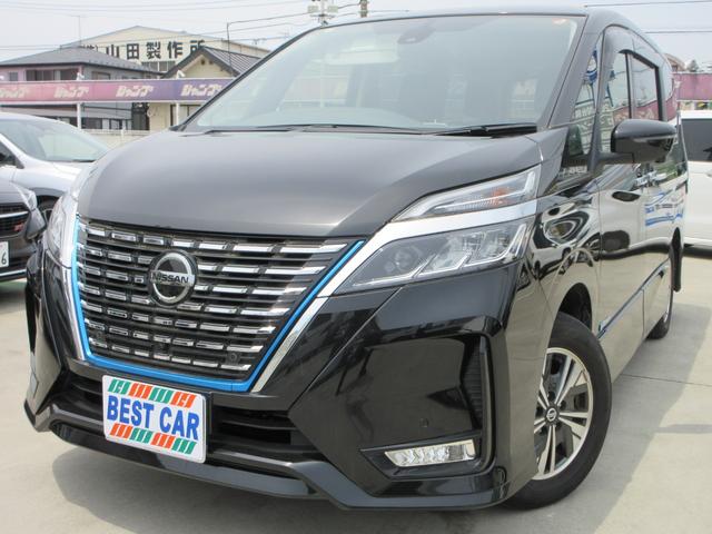 ｅ－パワー　ハイウェイスターＶ　プロパイロット　ワンオーナー　純正ナビ　フルセグＴＶ　後席フリップダウンモニター　全周囲カメラ　両側パワースライドドア　ＥＴＣ　ＢＳＭ　純正１５インチＡＷ　インテリキー