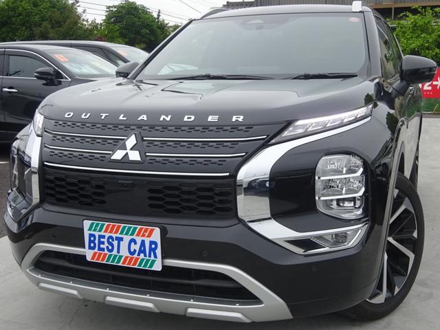 アウトランダーＰＨＥＶ(三菱) Ｐ　４ＷＤ　マイパイロット　ＢＯＳＥスピーカー　レザーシート　純正ナビ　フルセグＴＶ 中古車画像