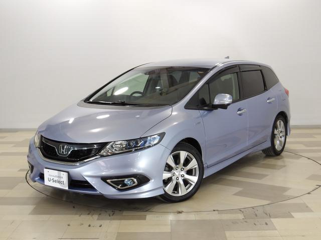 ジェイド(ホンダ) ハイブリッドＸ　禁煙車　レザーシート　ホンダセンシング　アドバンスドルームミラー　純正ナビ　リアカメラ　左後方カメラＬａｎｅＷａｔｃｈ　コンソールイルミ　ＬＥＤスピーカーリング　フットライト　ドラレコ　シートヒーター 中古車画像