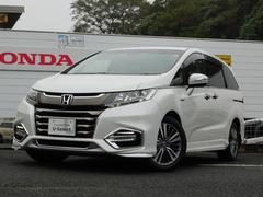 オデッセイハイブリッド ハイブリッドアブソルート・EXホンダセンシング 全方位 W電動 純9型ナビ BSI 禁煙 前後パーキングセンサー 駐車アシスト AC100V・1500W電源 ETC2.0 シートヒーター トリプルエアコン 前席電動 USB BT HDMI CD録音 中古車画像