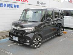 N-BOXカスタム G・EXホンダセンシング ギャザズ8インチナビ ナビ連動前後ドラレコ ETC 純正14インチアルミ 運転手助手席シートヒーター 片側電動スライドドア バックカメラ ドアバイザー エアコン PW ワンオーナー車 ナビTV ABS 中古車画像