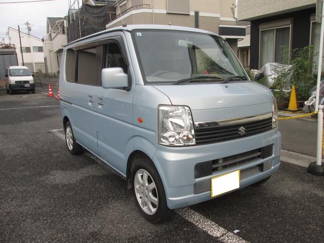 エブリイワゴン（スズキ）ＪＰ　１オーナー　禁煙車　純正ナビＴＶ　キーレス 中古車画像