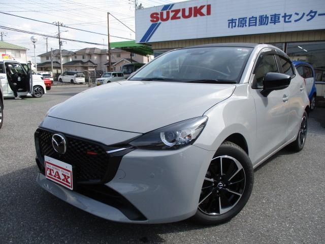 マツダ ＭＡＺＤＡ２ １５スポルト　全周囲カメラ　クリアランスソナー　オートクルーズコントロール　レーンアシスト　衝突被害軽減システム　アルミホイール　オートライト　ＬＥＤヘッドランプ　スマートキー　アイドリングストップ　電動格納ミラー