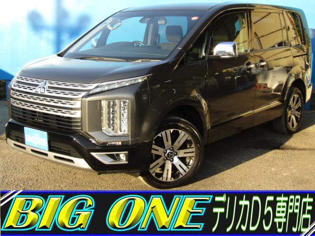 デリカＤ：５(三菱) Ｐ　１０．１型メモリナビ　ＣＤ／ＤＶＤ再生　ＢＴオーディオ　地デジ　両パワスラ　アラウンドビューモニター　エレクトリックテールゲート　ヒーター付き電動シート　ＥＴＣ　ＬＥＤライト　ｅアシスト 中古車画像