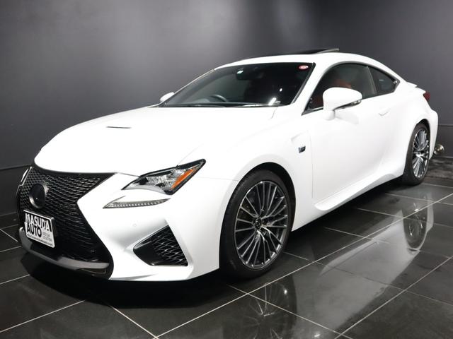 ＲＣ Ｆ ベースグレード　ＴＶＤ　クリアランスソナー　プリクラッシュセーフティー　レーダークルーズ　サンルーフ　ブラインドスポットモニター　リヤクロストラフィックアラート　ＡＨＢ　セミアニリン本革ハイバックスポーツシート