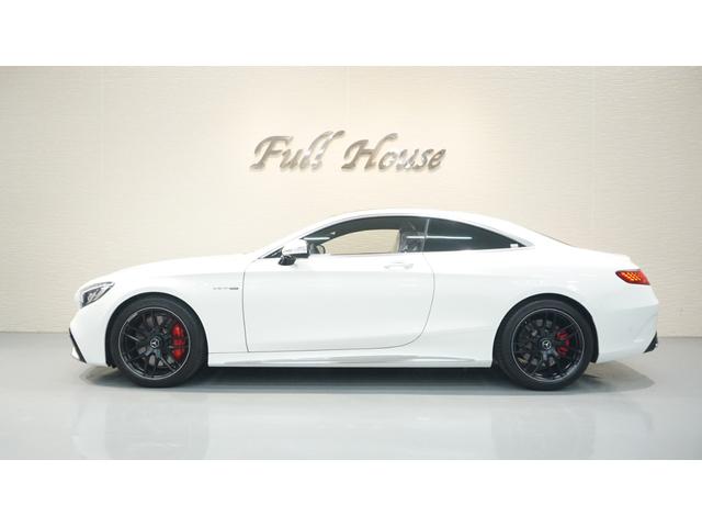 Sクラスクーペ（AMG）Ｓ６３　４マチック＋　クーペ　ＡＭＧダイナミックパッケージ　フルセグ　３６０カメラ　アカレザー　エア＆シートヒーター　ブルメスター　エアバランス　パワートランク　パークトロニック　レーダーセーフティ　ナイトビューアシスト 中古車画像