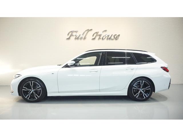 ３シリーズ(BMW) ３１８ｉツーリング　Ｍスポーツ　ワンオーナー　純正ナビ　３６０カメラ　ワイヤレスチャージ　アップルカープレイ　ＰＤＣ　ＢＳＭ　ＨＵＤ　ステア　レーンアシスト　ＥＴＣ　クロハーフレザー　シートヒーター 中古車画像