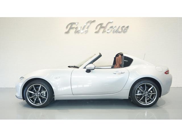 ロードスターＲＦ(マツダ) ＶＳ　テラコッタセレクション　純正ナビ　フルセグ　バックカメラ　ドラレコ　ＢＯＳＥサウンド　ブラウンレザー　シートヒーター　ＬＥＤライト　レーンキープ　前後ソナー　ＥＴＣ　ドリンクフォルダ　ブルーレンズミラー 中古車画像