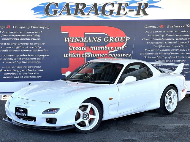 ＲＸ－７ タイプＲＢ　６型　ＭＡＺＤＡＳＰＥＥＤリアスポイラー　ＡｕｔｏＥｘｅマフラー　ＴＥＩＮ車高調　ＡＤＶＡＮ１７ｉｎＡＷ　ＧＲｅｄｄｙブースト計　Ｄｅｆｉ油温計　純正ナルディステアリング　ＥＴＣ（1枚目）