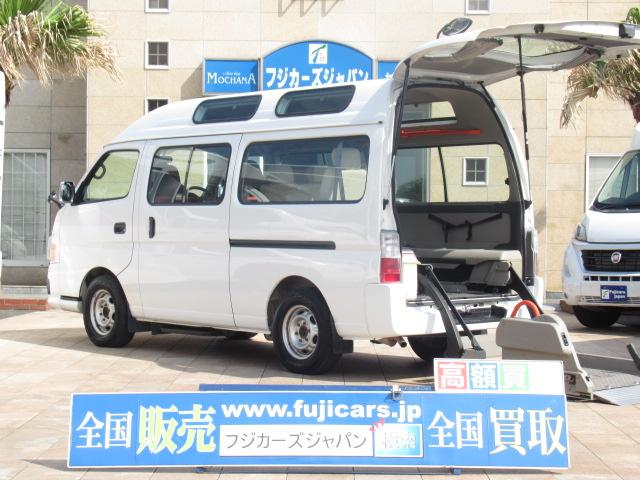 日産 キャラバンバス その他 福祉車両 チェアキャブ ｍ仕様 車いす２基固定 １０人乗り 車いす電動固定装置 電動ステップ スライドドアイージークローザー リアゲートイージークローザー 車いす移動車 送迎車 介護車 中古車検索 くるまのニュース