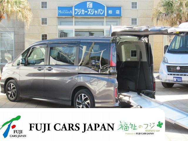 ステップワゴンスパーダ(ホンダ) スパーダ　ホンダセンシング　福祉車輌　車いす仕様車　スロープ　車いす２列目固定　電動ウインチ 中古車画像