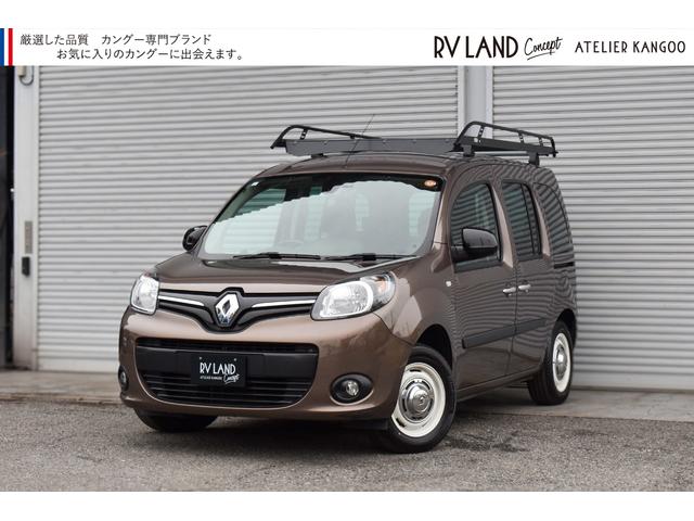 カングー(ルノー) ゼン　禁煙車　ＳＤナビＤＴＶ　Ｂカメラ　ベッドキット　ヘビーデューティーキャリア　前後ドラレコ　ＬＥＤヘッド＆フォグランプ　後席モニター　クラシックアロイホイール　新品タイヤ　専用ドリンクホルダー 中古車画像