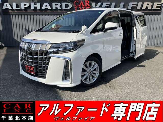 トヨタ アルファード ２．５Ｓ　サンル−フ　後席モニタ−　アルパイン１１型ナビ