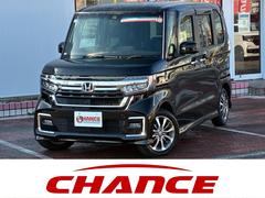 N-BOXカスタム L 純正メモリーナビ CD DVD Bluetooth フルセグTV クルーズコントロール バックカメラ ETC オートライト LEDヘッドライト フォグランプ シートヒーター 左パワースライドドア 中古車画像