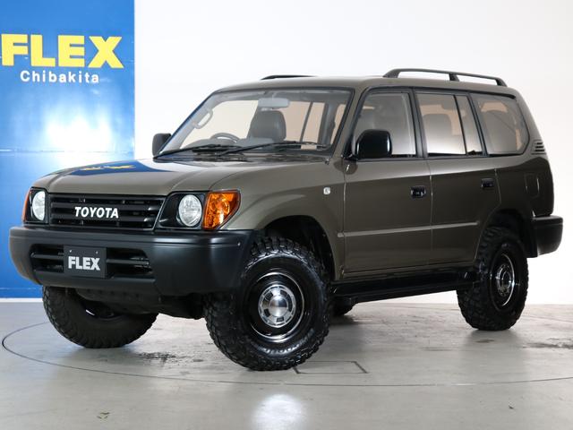 95プラド入庫しました!展示前整備済みのお車です! BFグッドリッチMTタイヤ!DEANAW!ブラックシートカバー!