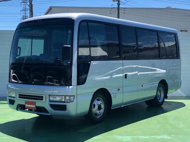 日産 シビリアンバスｓｖ ４ ５ガソリン車 ２６人乗り バックモニター 左電動スイングドア オートマ車 左リモコンミラー リアクーラーヒーターの中古車 車体価格339 9万円 19 平成31 年式 走行0 2万キロ 車体色シルバー 埼玉県狭山市北入曽１４４４ １ 株式会社エム