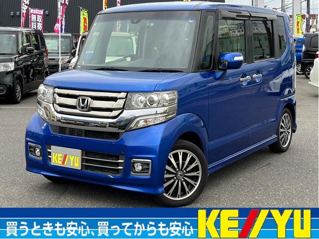 Ｇ・ターボＬパッケージ　後期　シティブレーキアシスト　禁煙／純正７インチナビ／フルセグＴＶ／Ｂｌｕｅｔｏｏｔｈ／バックカメラ／ビルトインＥＴＣ／衝突被害軽減ブレーキ／両側電動スライドドア／ハーフレザーシート／ＨＩＤヘッドライト／スマートキー(1枚目)