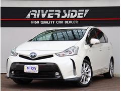 プリウスアルファ  純正9インチメモリーナビフルセグバックカメラスマートキーステアリモコンLEDヘッドライト&フォグETCハーフレザーシートパワーシートレーダークルコンオートハイビーム 中古車画像