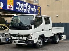 キャンター Wキャブ全低床 ディーゼル・全低床・Wキャブ・スマートキー・リヤヒーター・リヤクーラー・左電動格納ミラー・最大積載量2000Kg・エアコン・パワステ・パワーウィンドウ・バックカメラ 中古車画像