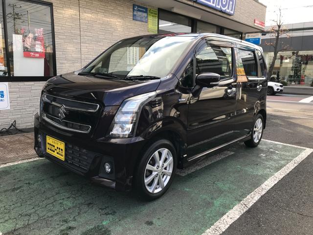 ワゴンＲスティングレー(スズキ) ハイブリッドＸ　純正ＳＤナビ　衝突軽減ブレーキ　全方位モニター　ＤＶＤ　ＣＤ　ＥＴＣ　ドライブレコーダー前後　スマートキー　シートヒーター　フルセグＴＶ　Ｂｌｕｅｔｏｏｔｈ接続 中古車画像