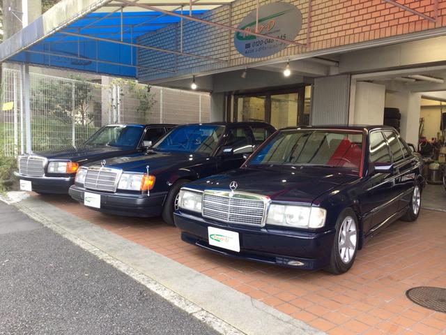 メルセデス・ベンツ Ｓクラス ３００ＳＥ　１９９０年３００ＳＥ・２オーナー／ディーラー車／左ハンドル／ミッドナイトブルーＭ／１５インチＡＷ／ベロア／フルノーマル車社外ナビ・ＴＶ・ＥＴＣ