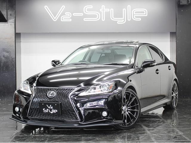 IS250verL後期 黒革SR 現行Fスポ仕様エアロ(1枚目)